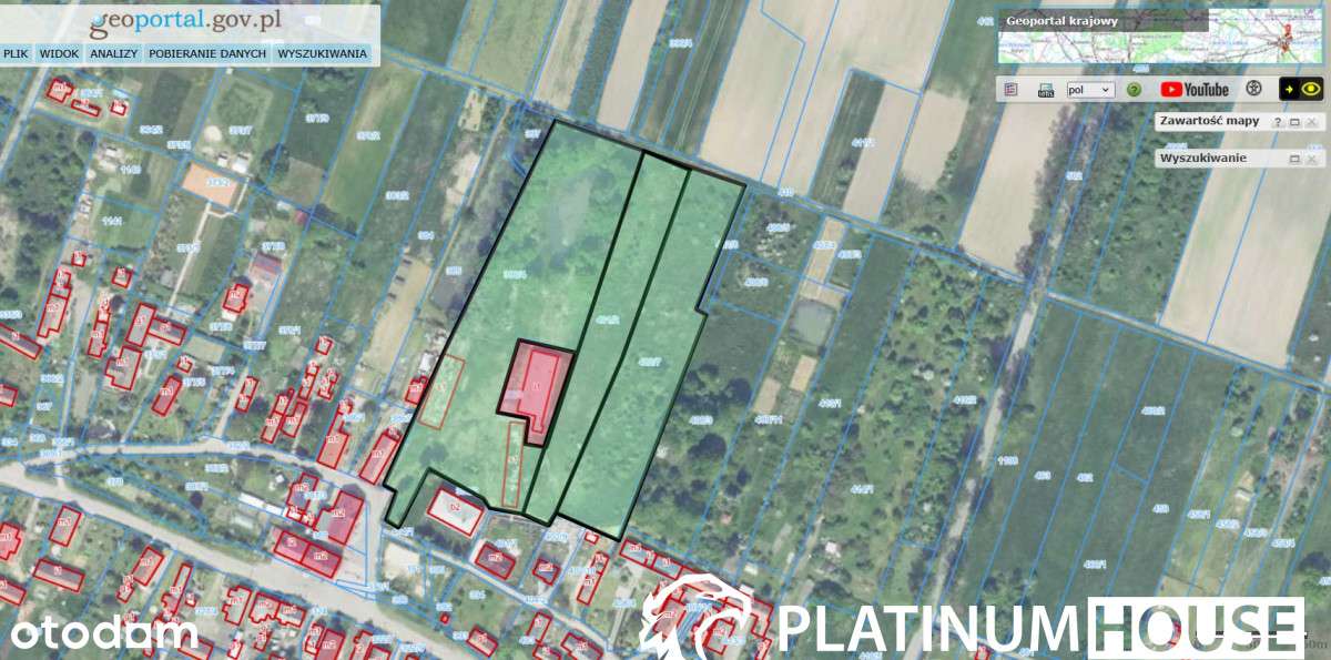 Duży teren 23 711 m² pod zabudowę i usługi – Koźla-3