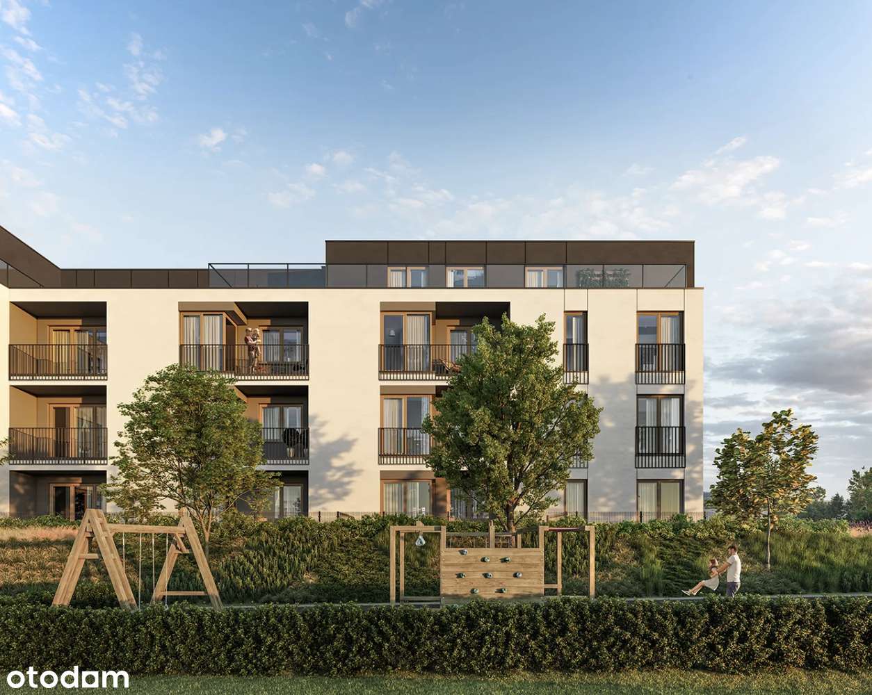 Apartament z dużym Tarasem 36 m2, Salon 40 m2, Duże przeszklenia, ATAL-17