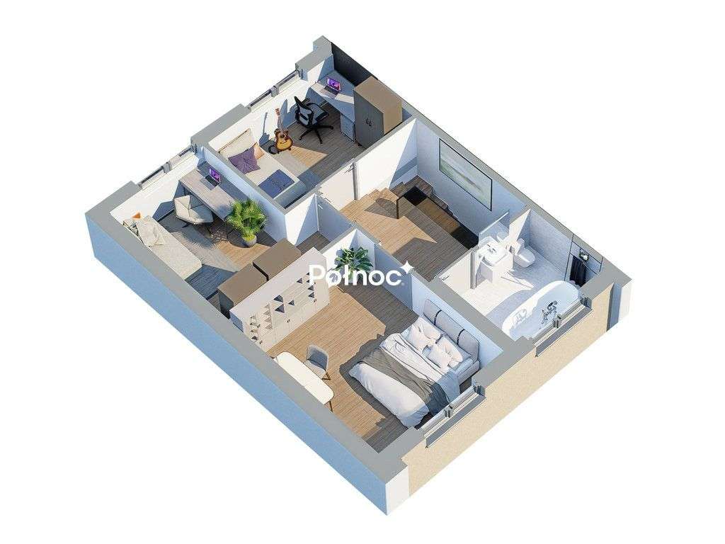 Nowy Dom Dla Rodziny | 80,4 m² + Strych (5. Pokój)-7