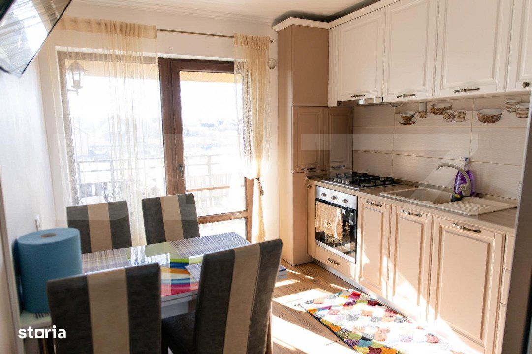 Apartament luminos cu 2 camere, 53mp, in Sfantul Ilie