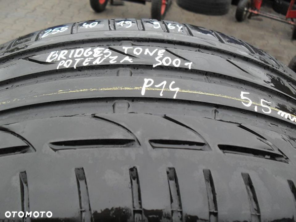 Opona BRIDGESTONE POTENZA 255 40 19  ( P 14 ) - 2