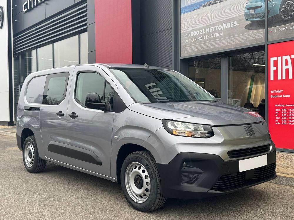 Fiat Doblo CrewCab, Pak. TECHNO, Dostępny od ręki! 2025
