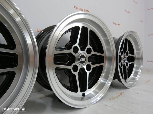 Jantes JBW RS4 Ford 13" 7j  et 6 4x108 Pretas - 5