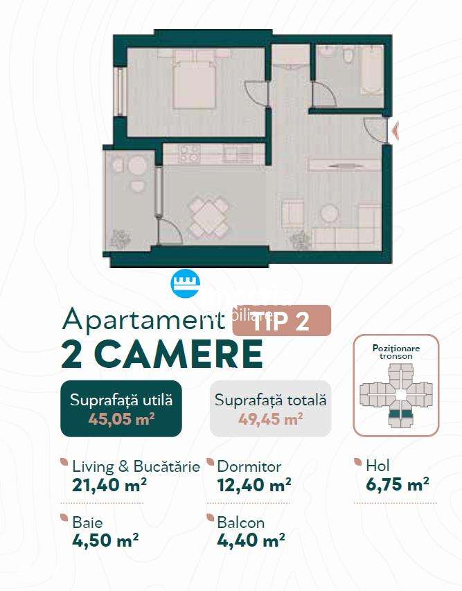Un alt stil de viata, ap 2 camere Bld. Rosetti - Imagine principală: 4/8