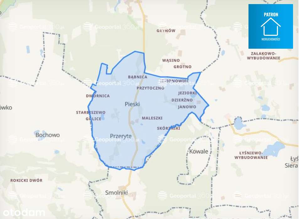 Działki budowlane w otoczeniu lasu  gmina Cewice-7