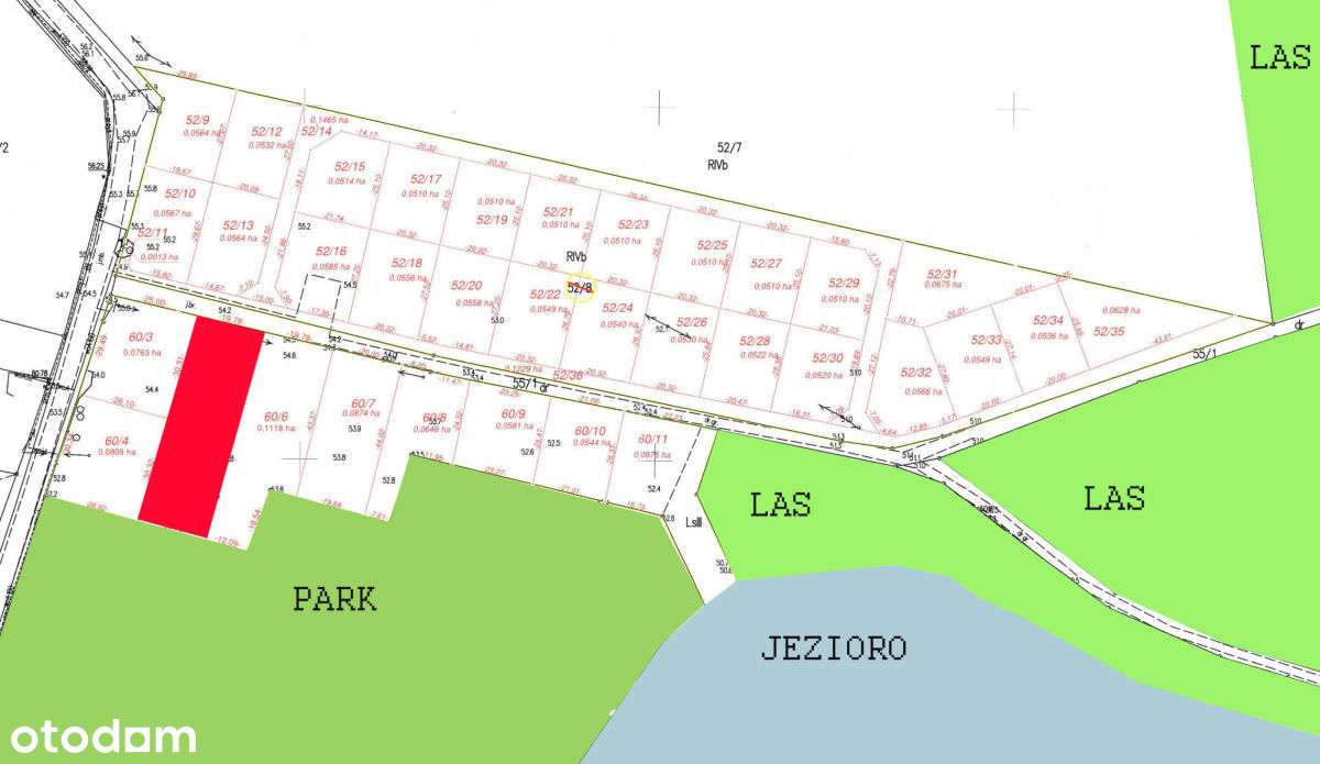 ok.Chrzypsko Wlk.764m2;809m2 lub 1203m2-17