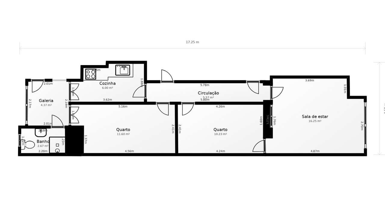 T2 Remodelado com Charme e Vibe Cosmopolita em Sapadores / Graça-21