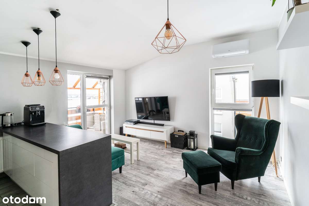 3-pok.! Wys. standard! Klimatyzacja! Balkon z pergolą! Budynek 2016! - Pełny obrazek: 3/12