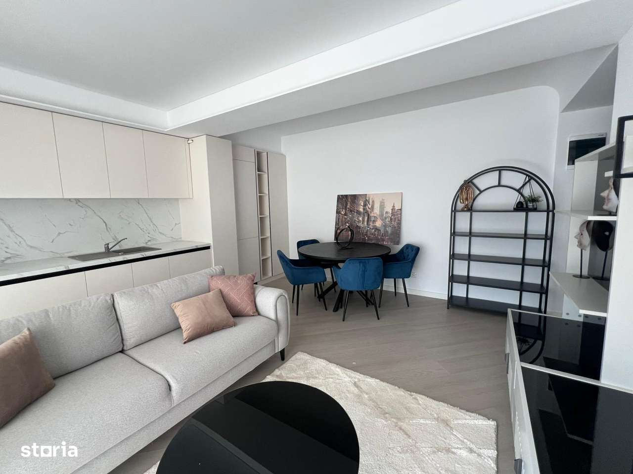 Cortina North - Porsche Pipera 2 camere complet mobilat lux-4