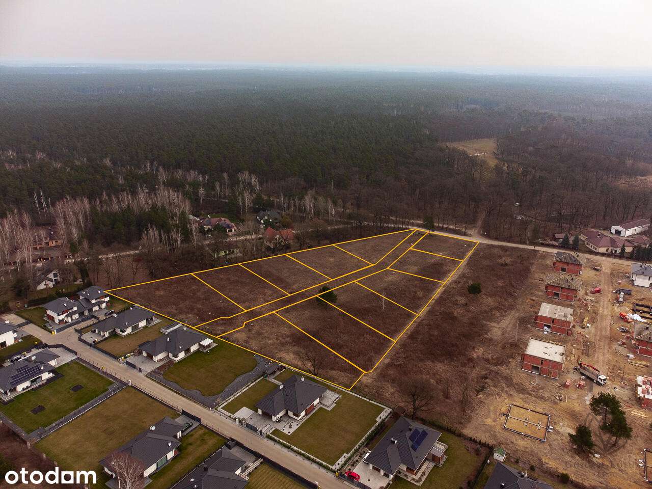 Pod inwestycję bliżniaków-plaża w lesie tuż obok!-9