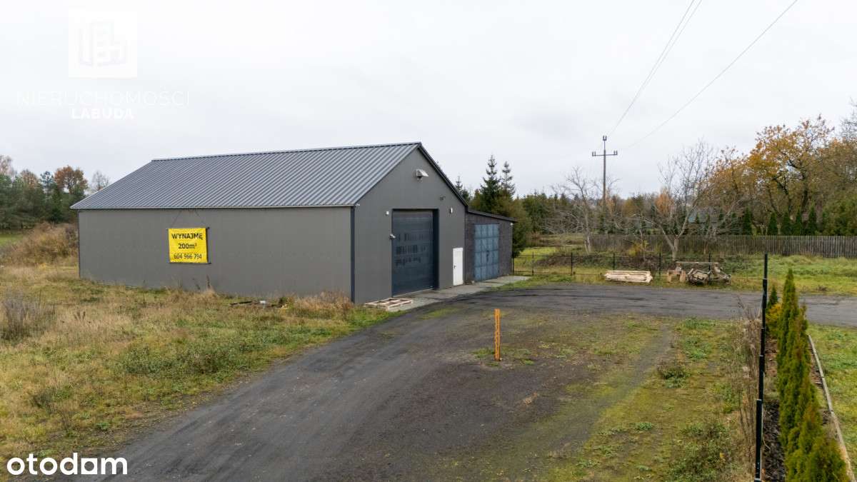 Hala 320m² przy głównej drodze w Zblewie-3