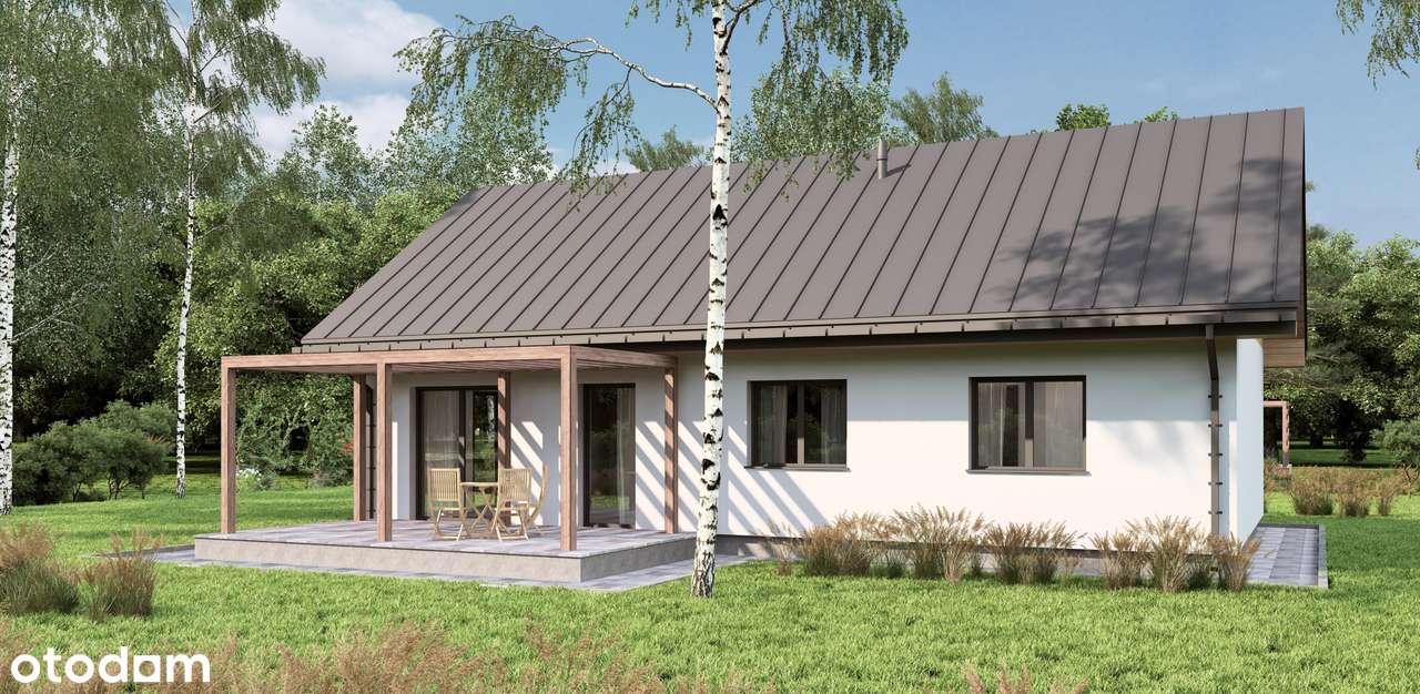 DOM  NA SPRZEDAŻ 85,81 M2+50 M2 STRYCHU DOM ENERGOOSZCZĘDNY! - Pełny obrazek: 1/3