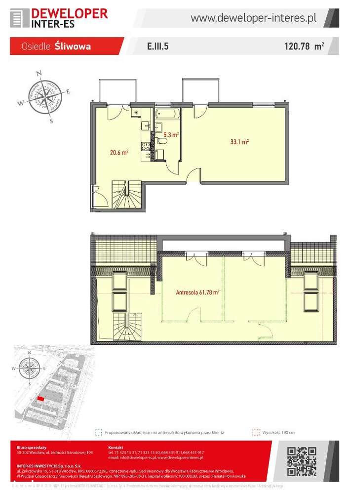 Mieszkanie dwupoziomowe 112,87 m2 - gotowe z aktem-18