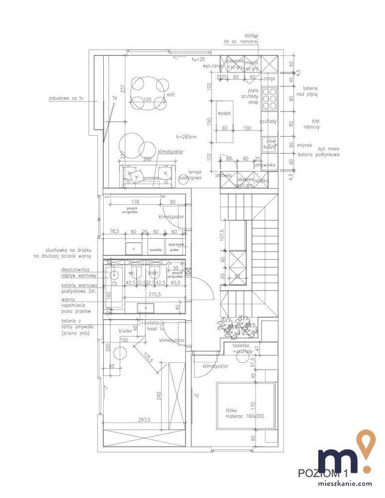 Światło, przestrzeń i zieleń na 120 metrach na Wol-12