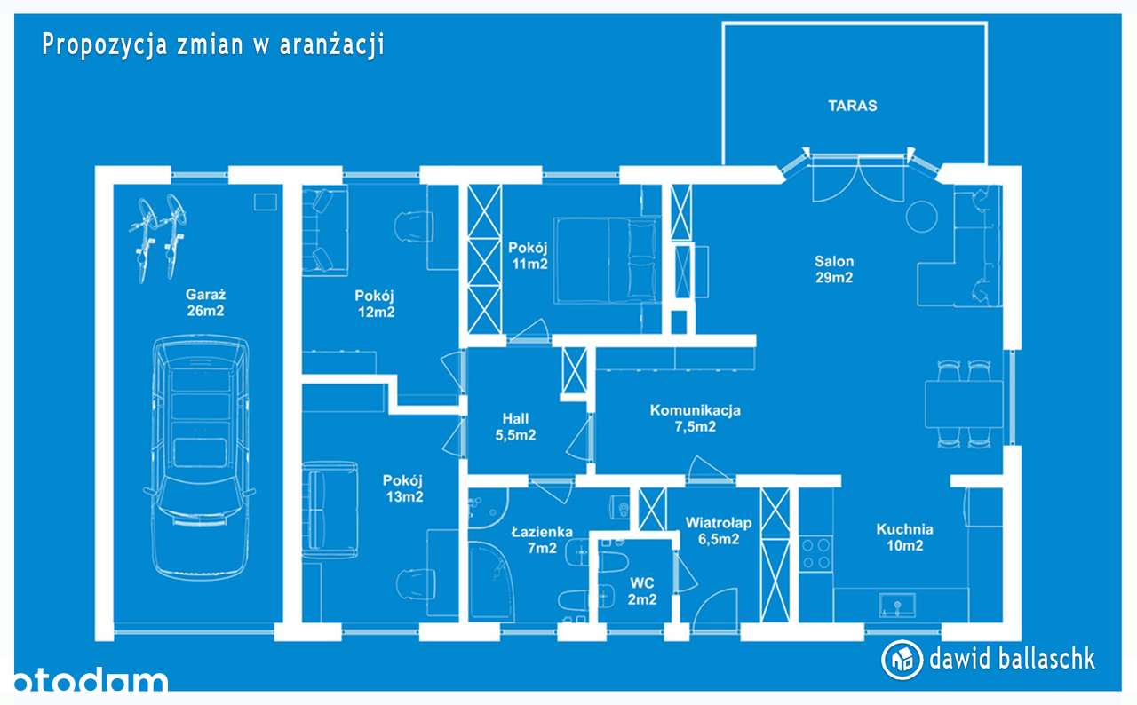 Kameralny parterowy dom blisko lasu-17