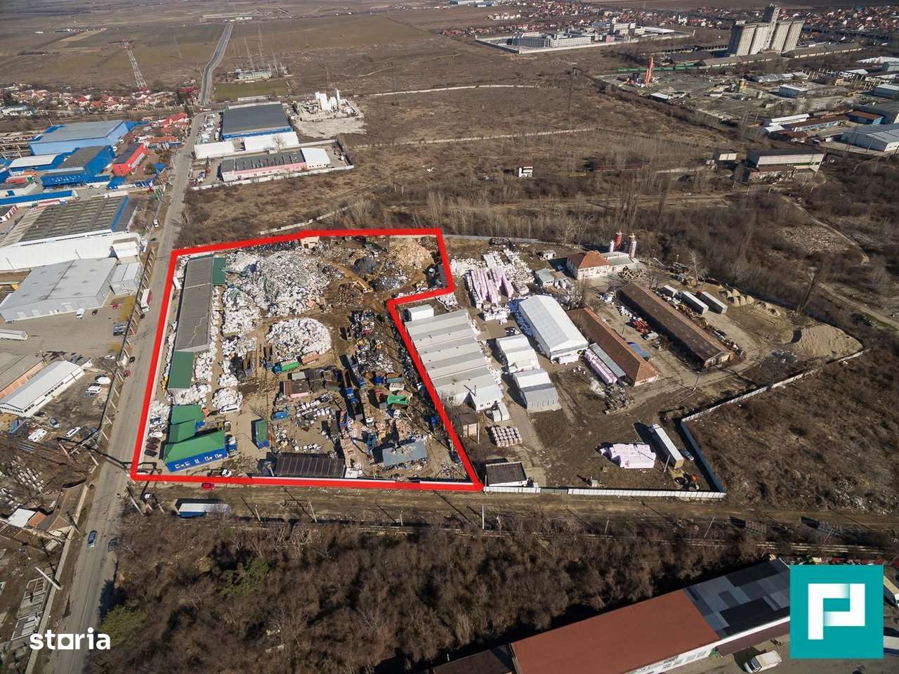 Platformă industrială cu linie CFR funcțională - Imagine principală: 2/4