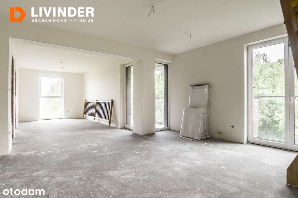 Dwupoziomowe 100 metrów z balkonem i antresolą - Pełny obrazek: 4/12