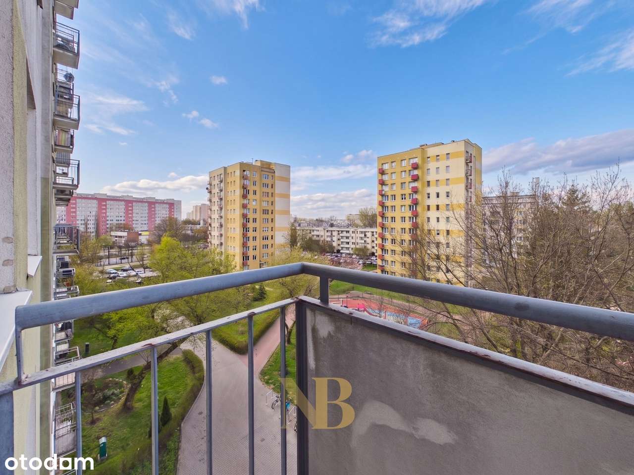 2 pokoje z balkonem | Saska Kępa | Międzynarodowa | Widok na zieleń