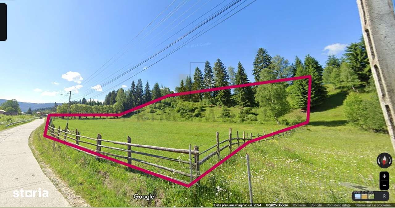 Teren Intravilan Dorna Arini, curent, apa, asfalt - Vatra Dornei-1