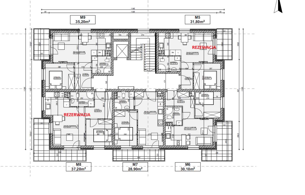 mieszkanie 2 pokojowe Bydgoszcz Fordon blok 1 piętro-4