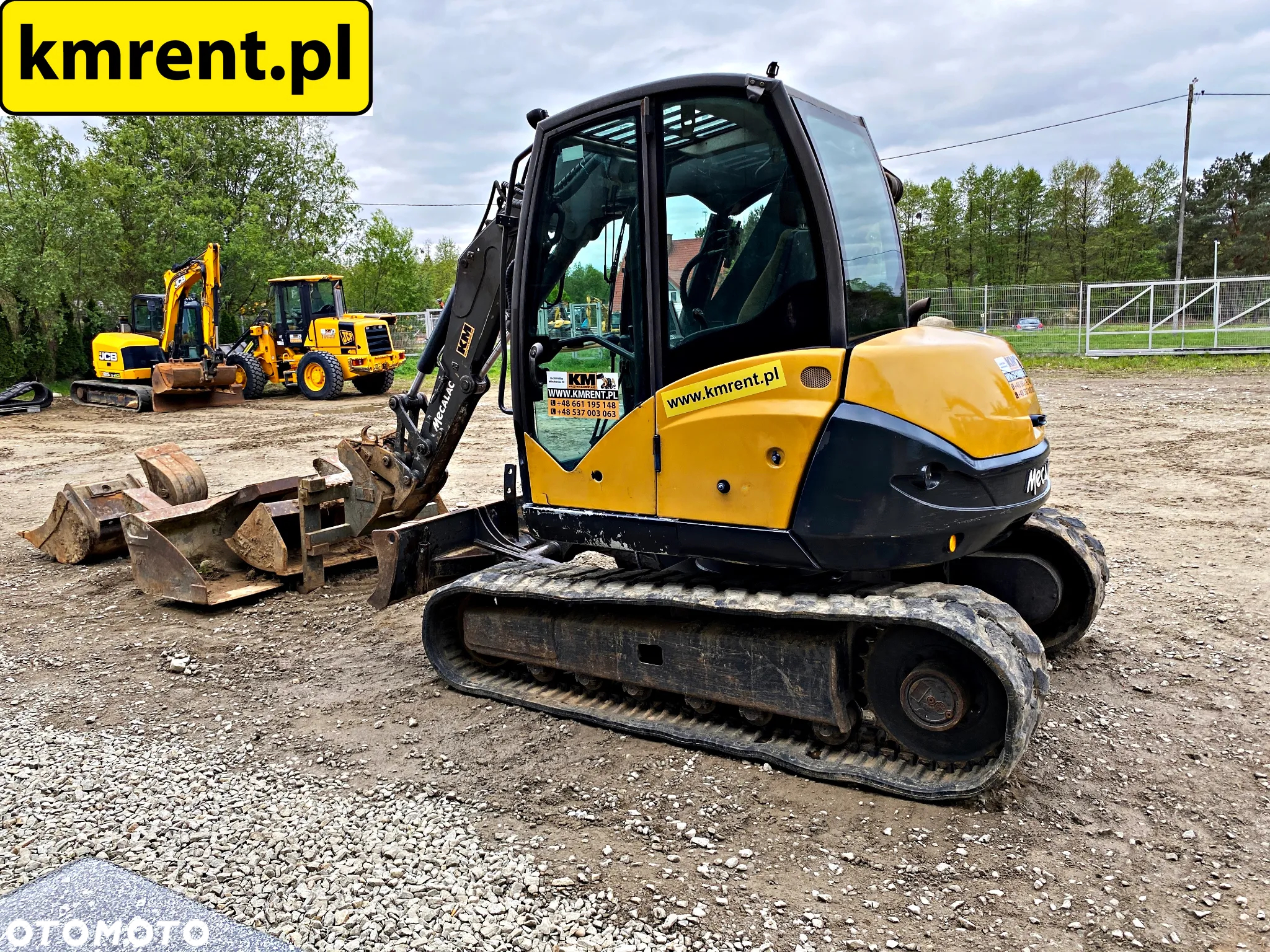 Mecalac 8 MCR KOPARKA GĄSIENICOWA 2011R.  | MECALAC 6MCR JCB 8060 8080 - 8