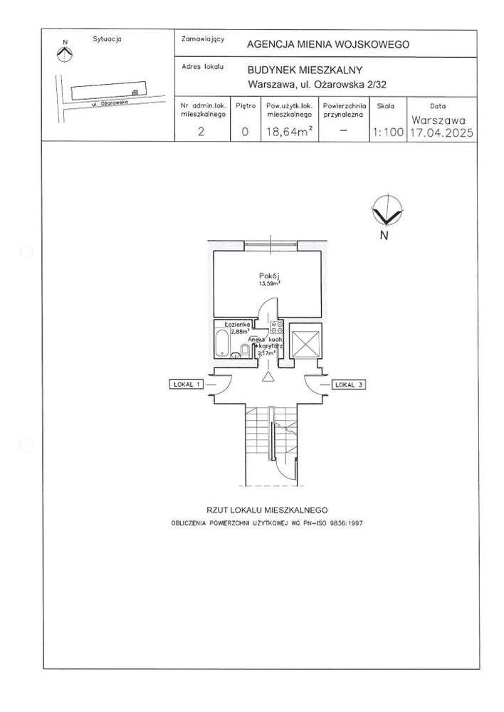 Mieszkanie, 18,64 m², Warszawa-8