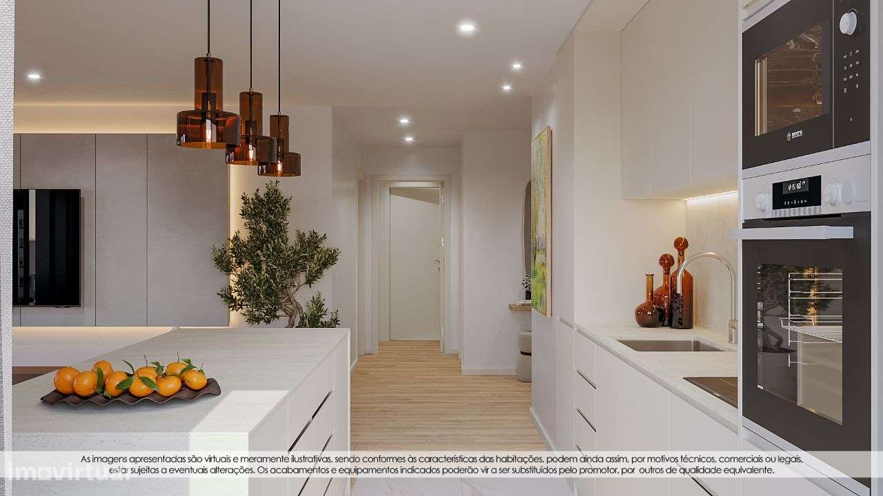 T4 Novo C/ Lugar de Garagem na Praça das Flores (Porto) - Grande imagem: 4/31