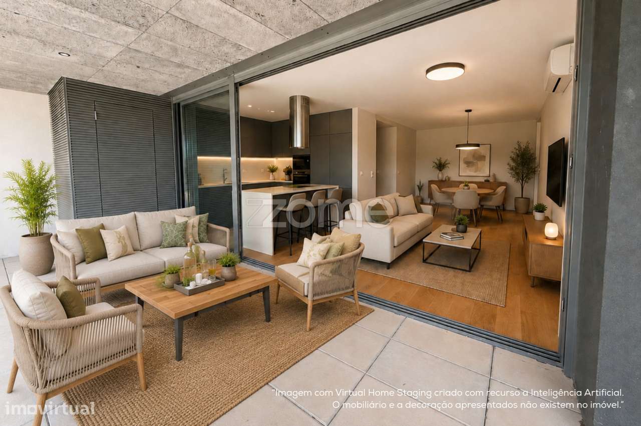 Apartamento T2 novo, com terraço e piscina, em Ponta Delgada-8