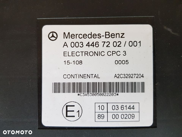 Komputer sterownik Mercedes Actros MP4 CPC3 0034467202 - 2