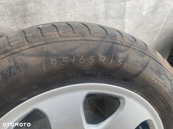 ALUFELGI 5X112 AUDI ORYGINAŁ  a4 b6 b7 a6 5X122 ET39 8E0601025 7JX15H2 195/65 R15 DUNLOP - 12