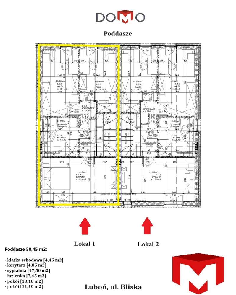 Nowoczesny dom w zabudowie bliźniaczej| 4 pokoje| Ogród od Płd.| LUBOŃ-17
