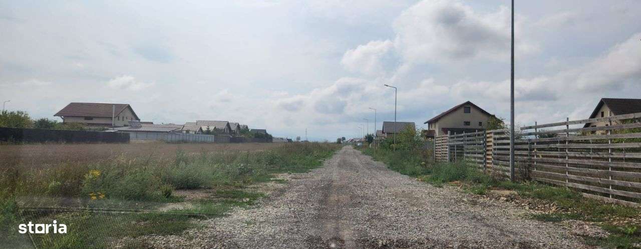 Teren Hărman str. Matei Basarab, 800 mp, utilități,  iluminat stradal. - Imagine principală: 3/4