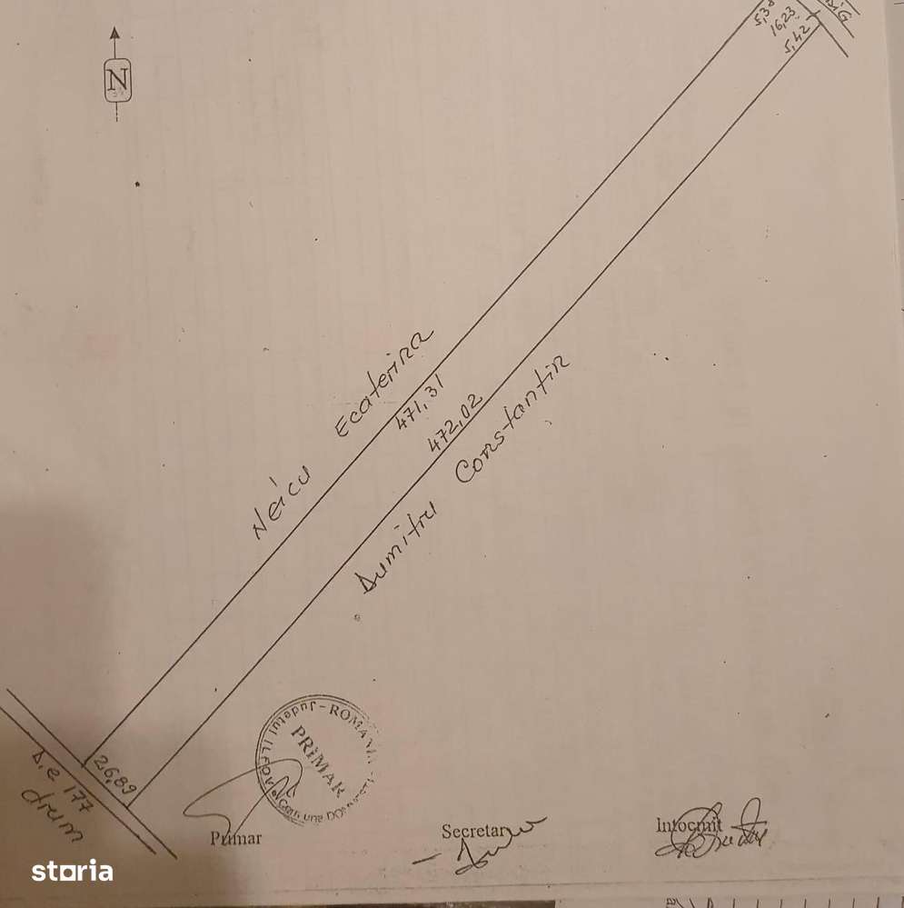 Teren de vanzare 12.700 mp Domnesti Curtea Domneasca - Imagine principală: 2/3