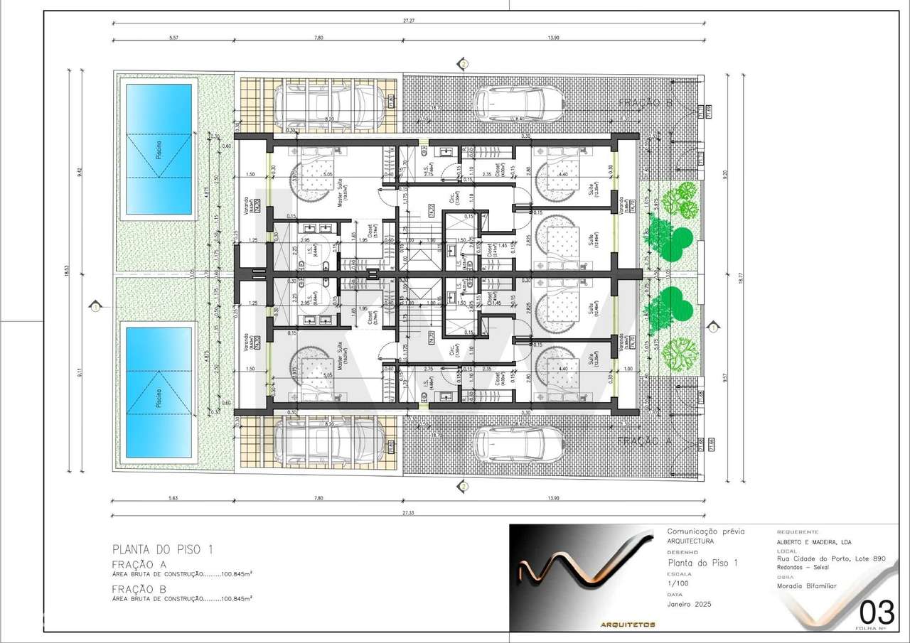 MORADIA GEMINADA T4 COM PISCINA-12
