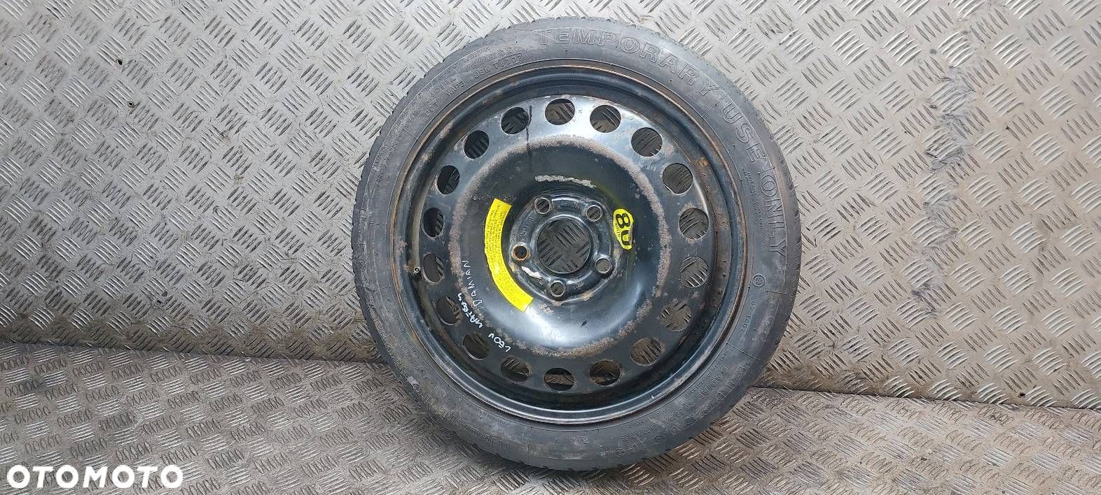 KOŁO DOJAZDOWE DOJAZDÓWKA OPEL ASTRA 5X110 115/70R16 ET41 - 1