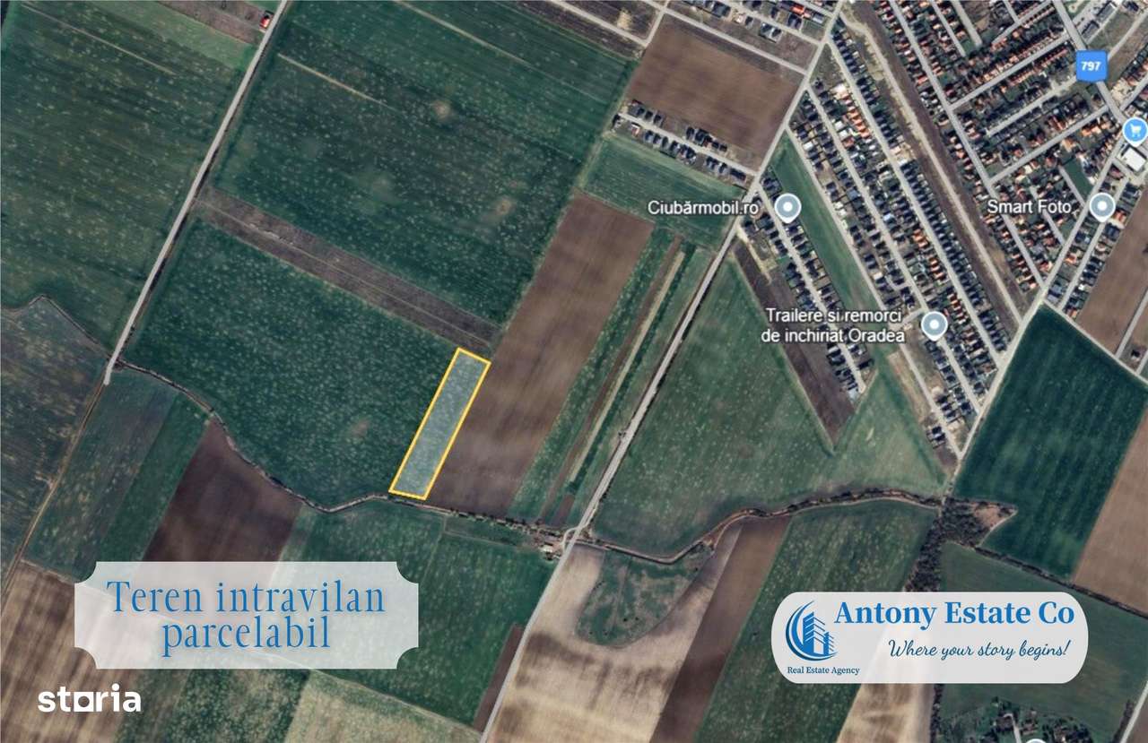 Teren intravilan de vanzare, in Santandrei. - Imagine principală: 2/3