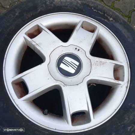 Jantes especiais 15 seat leon 1m com pneus 195 65 r15 - 3