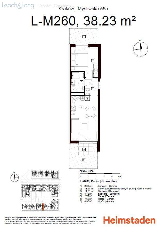Podgórze/ Płaszów, 2-pok., 2 ogródki, BEZ PROWIZJI-6
