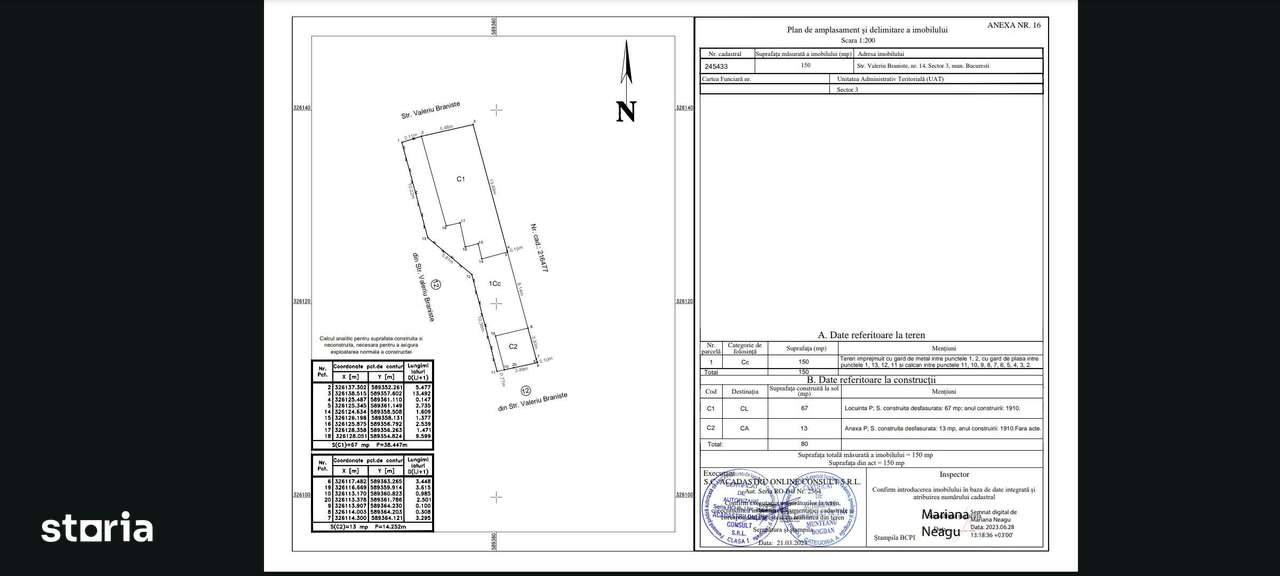Teren 150 mp - Imagine principală: 3/4