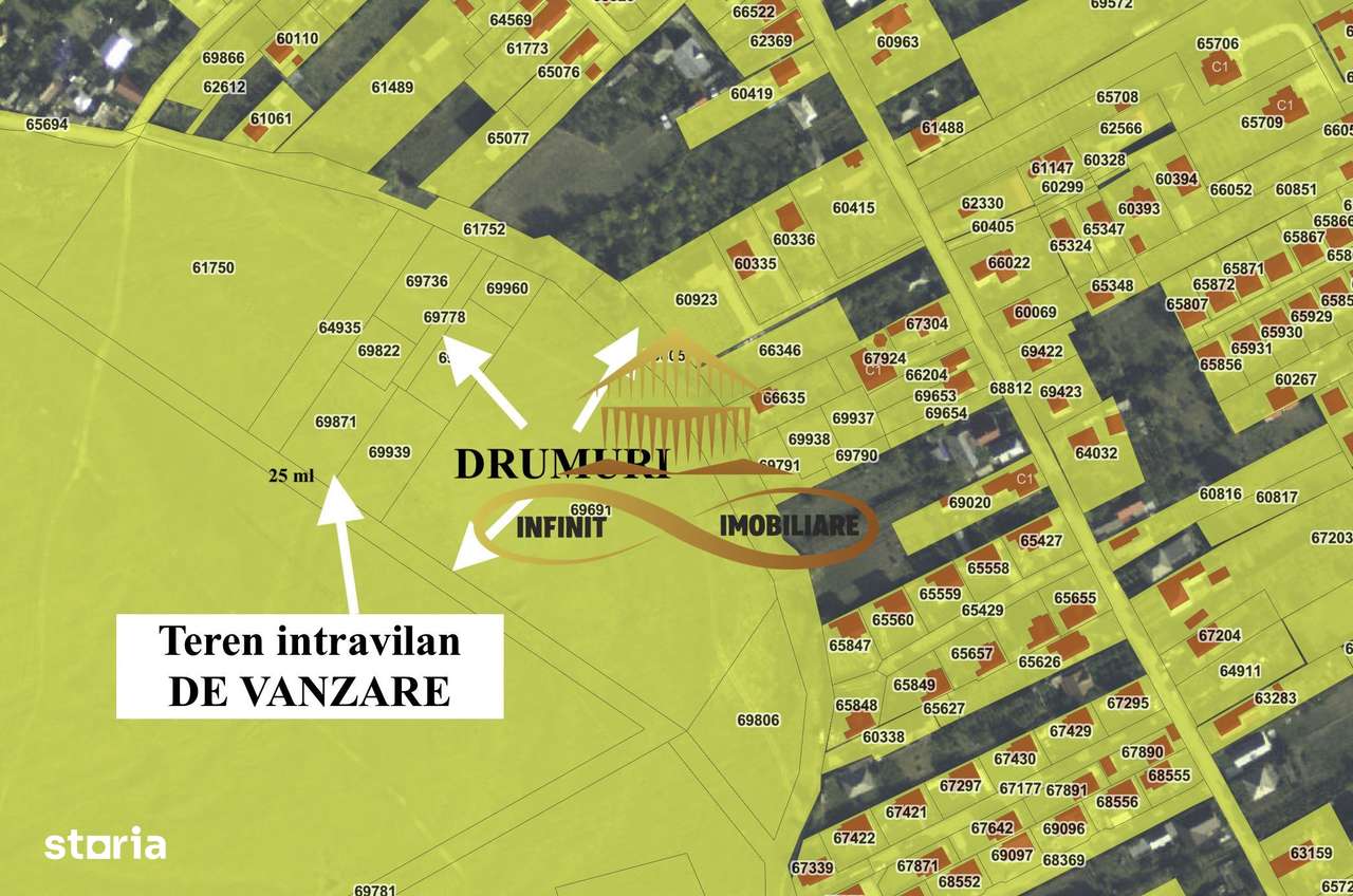 Teren intravilan | Ideal pentru 2 case | Lilieci - de vanzare - Imagine principală: 3/3