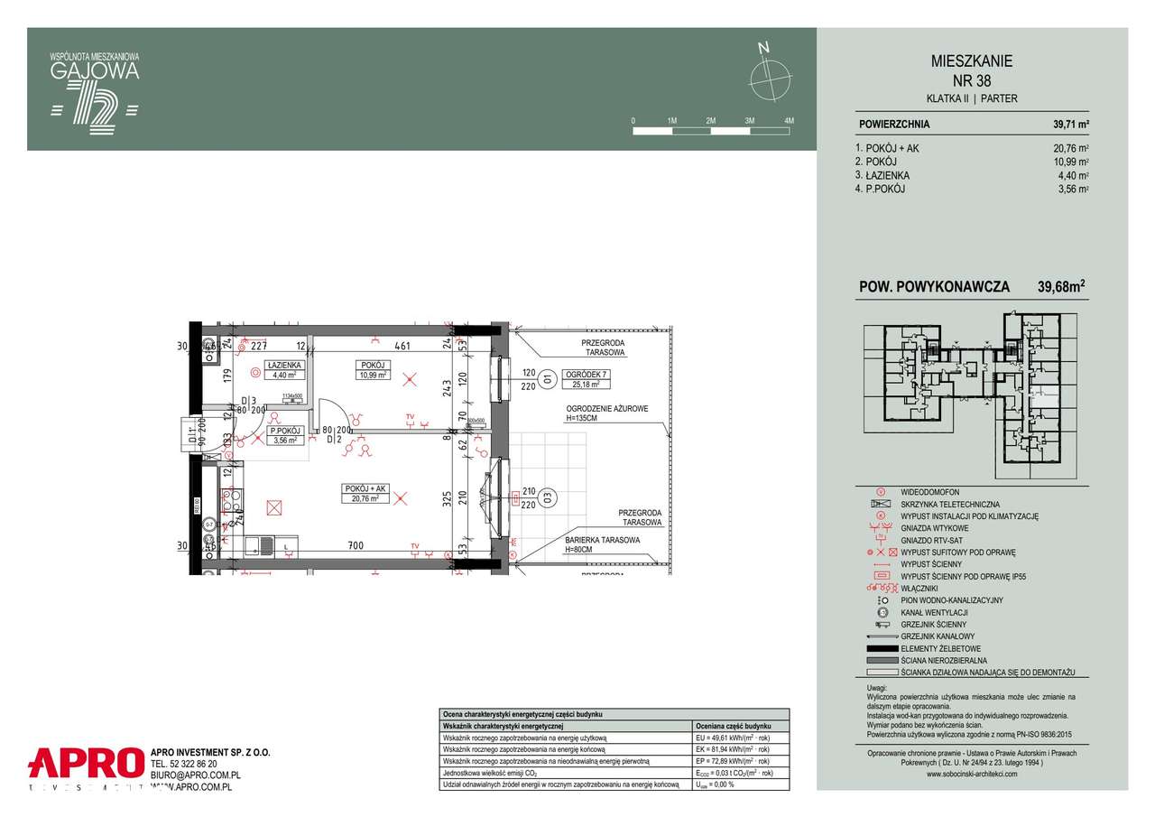 Gajowa 72 | mieszkanie 2-pok. | M-00-38 - Pełny obrazek: 2/6