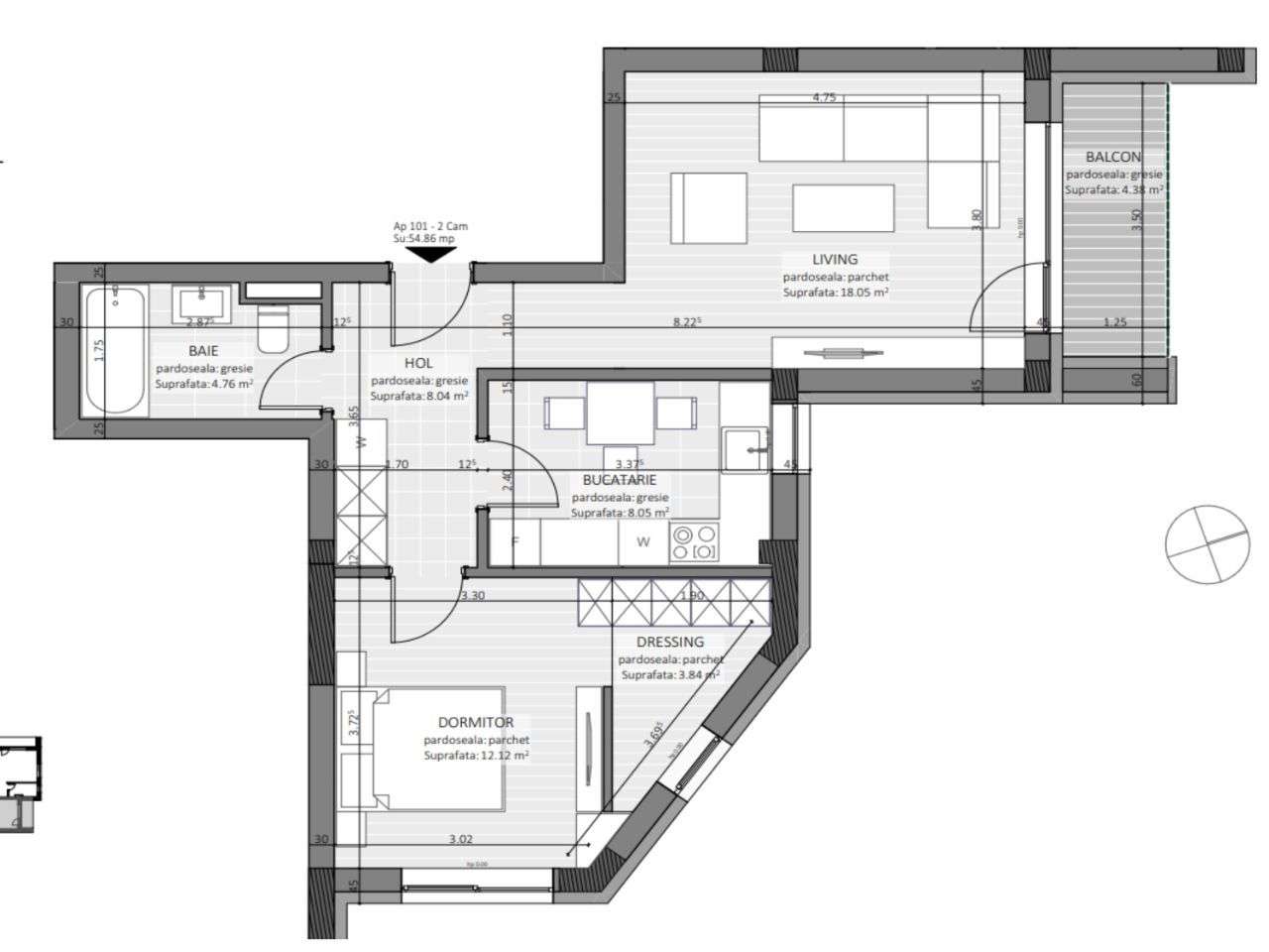 Apartament finalizat *Zona centrala *Premium-4