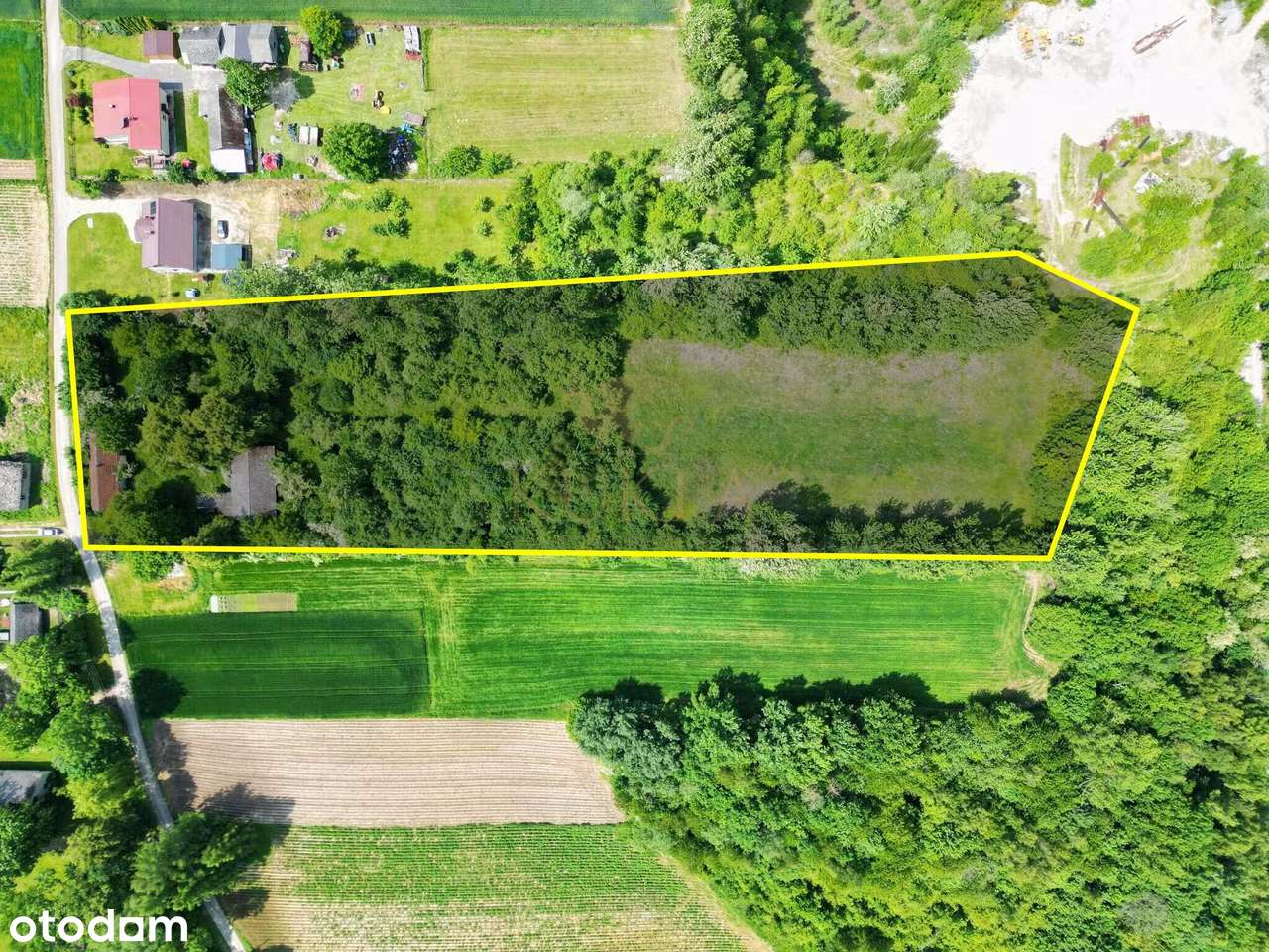 Działka 1,08 ha | Wielkanoc | mpzp | media - Pełny obrazek: 4/4