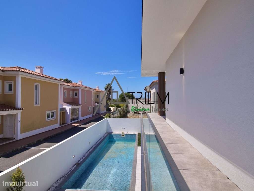 Moradia Contemporânea de Luxo com Piscina Aquecida, Jardim e Cave M...-40