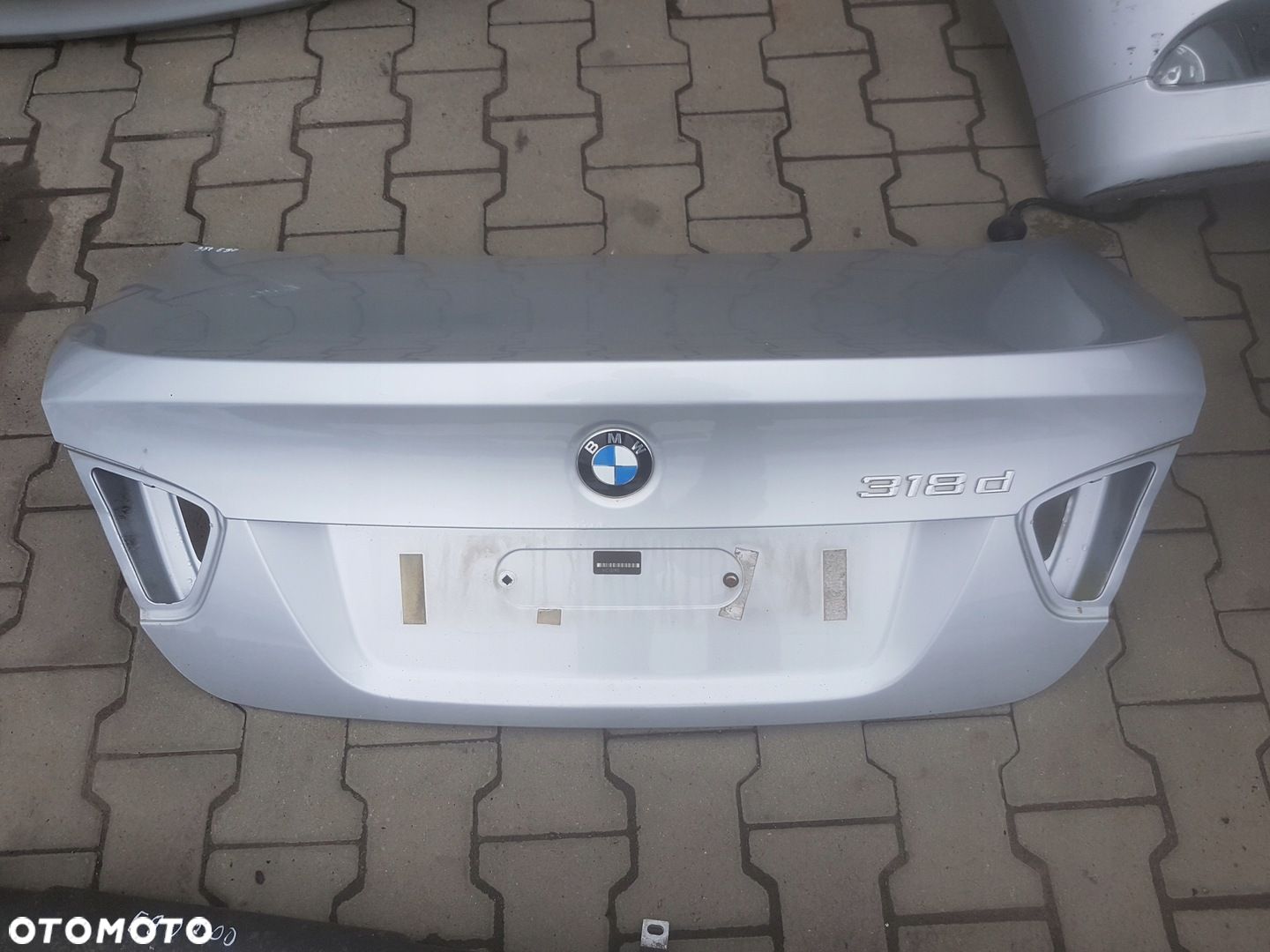 BMW 3 E90 KLAPA BAGAŻNIKA TYŁ TITANSILBER 354 - 1