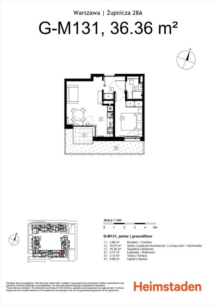 2-pokojowe | Ogród | 36,36 m² – pohled 2