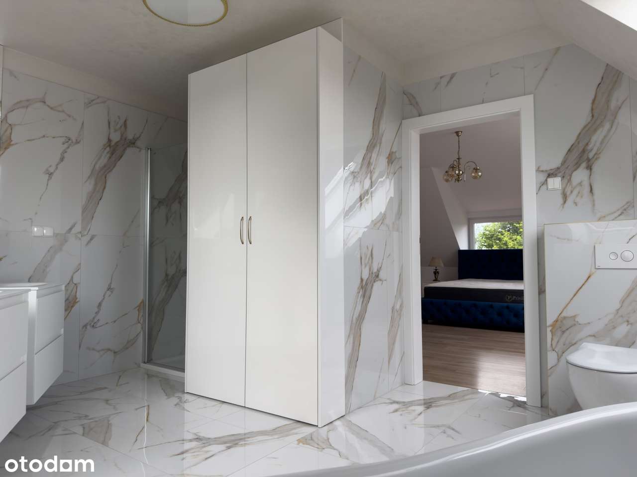 Willa  w Wiszni Małej z pompą ciepła Junkers i odwiertami 3×100 m-10