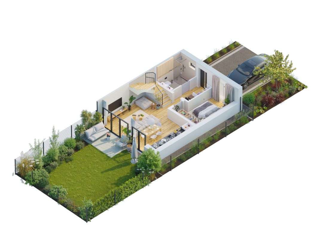 Bliźniak 100,47 m² z ogrodem - Świdnik - Pełny obrazek: 4/8