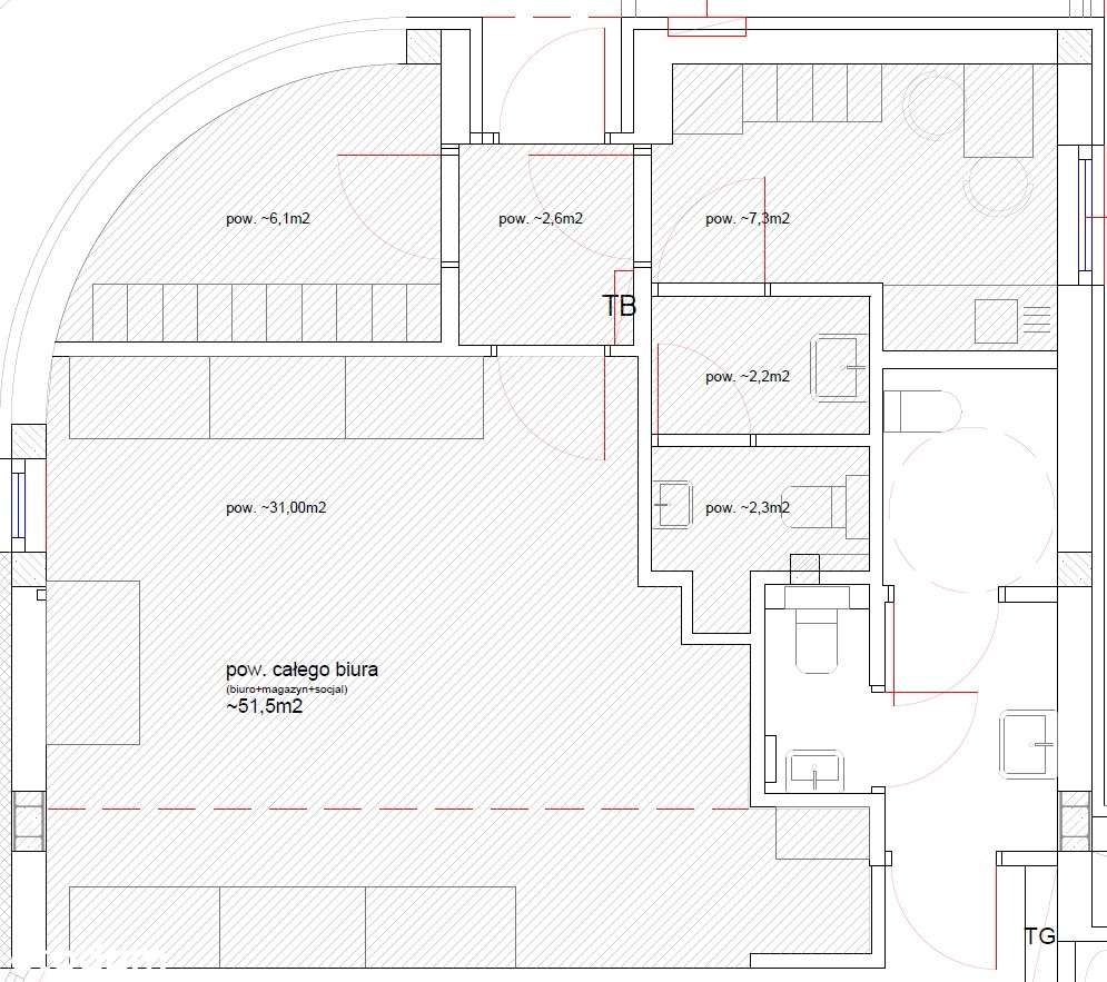 Lokal usługowy 51,5 m² w centrum Michałowic - Pełny obrazek: 4/15