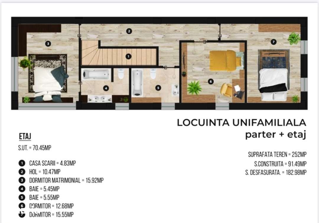 Teren cu Autorizație de Construcție în Bucureștii Noi! 252 mp - Imagine principală: 1/13